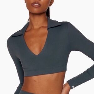SET Active Long Sleeve Top - BLACK